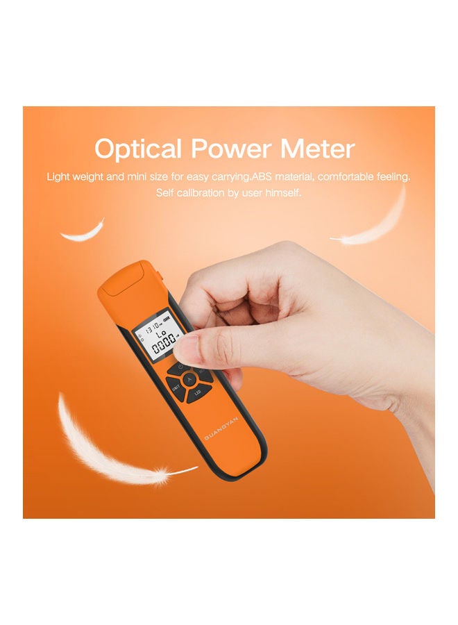 Portable Lightweight Optical Power Meter Orange/Black  - Image 4