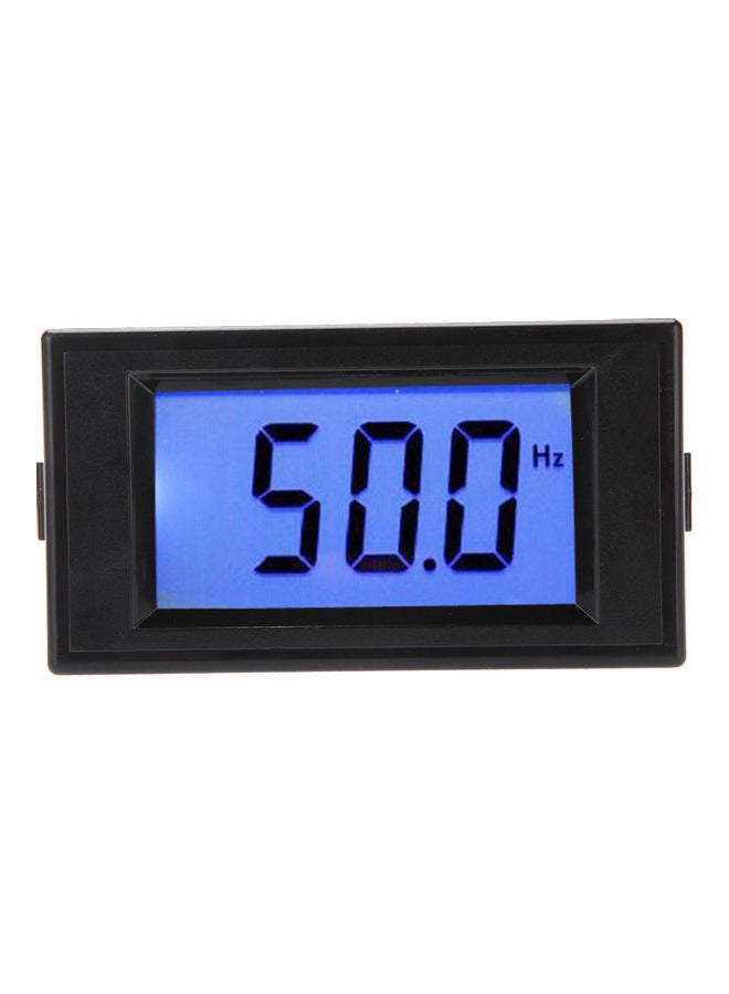 Blue LCD Digital Frequency Panel Meter Black  - Image 1