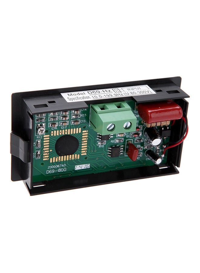 Blue LCD Digital Frequency Panel Meter Black  - Image 3
