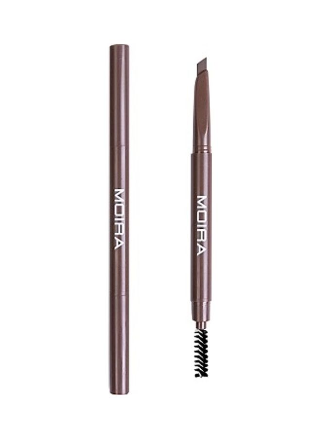 مويرا قلم حواجب مزدوج بني غامق - Image 1