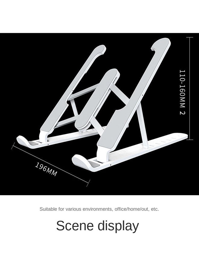 Toshionics Portable Foldable Laptop Stand For Desk White  - Image 3
