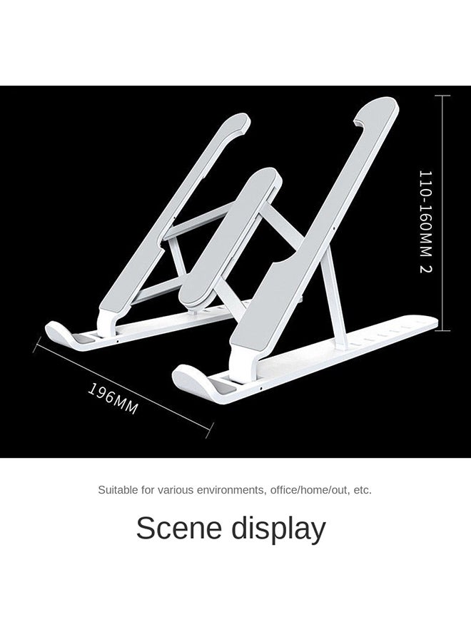 Portable Foldable Laptop Stand For Desk Black