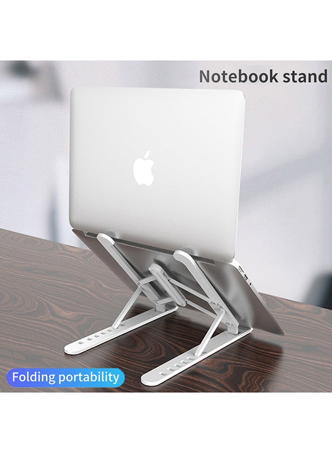 Portable Foldable Laptop Stand For Desk Black
