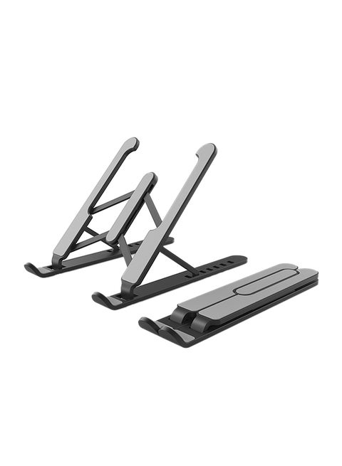 Portable Foldable Laptop Stand For Desk Black