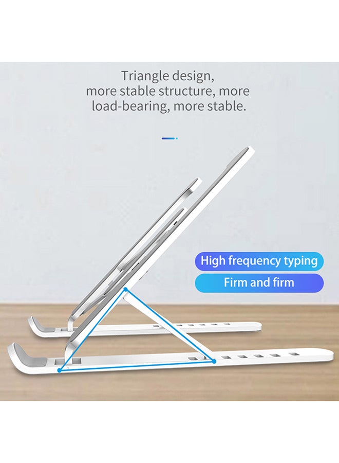 Portable Foldable Laptop Stand For Desk Black