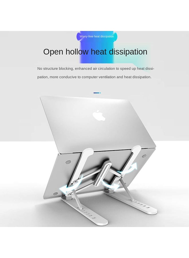 Portable Foldable Laptop Stand For Desk Black