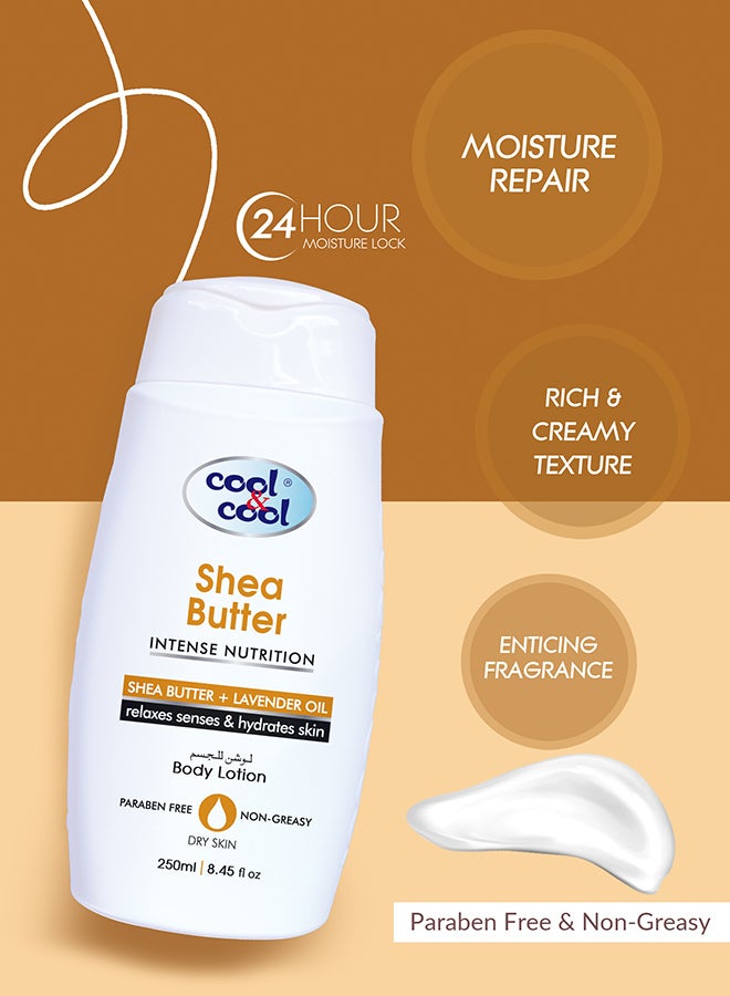 كول اند كول Shea Butter Body Lotion, 250ml x 2 - Image 2