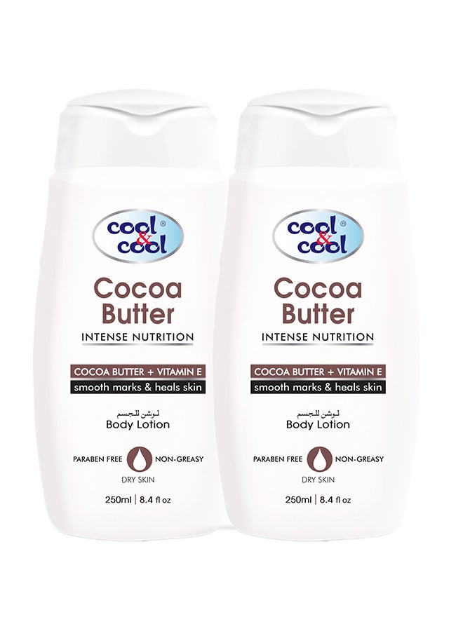 كول اند كول لوشن الجسم بزبدة الكاكاو، 250 مل × 2 - Image 1