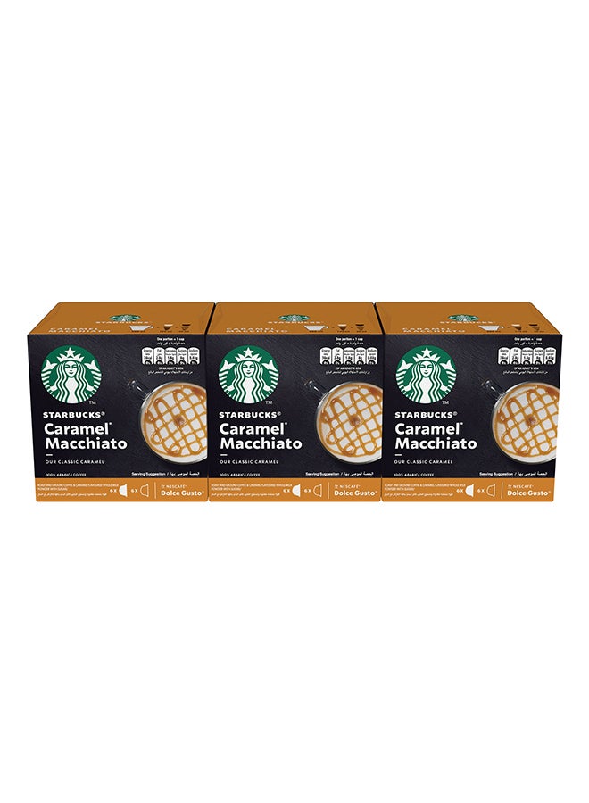 Starbucks Nescafe Dolce Gusto Coffee Pods Caramel Macchiato 127.8grams Pack of 3 - Image 4