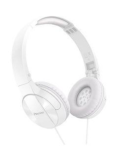 Stereo Fully Enclosed Dynamic Foldable Headphones White
