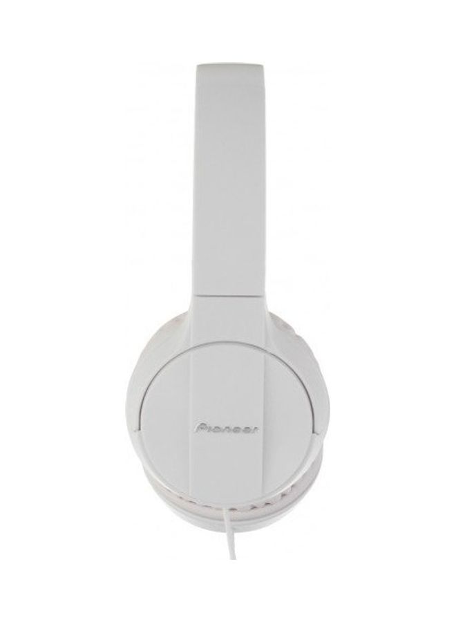 Pioneer Stereo Fully Enclosed Dynamic Foldable Headphones White  - Image 2
