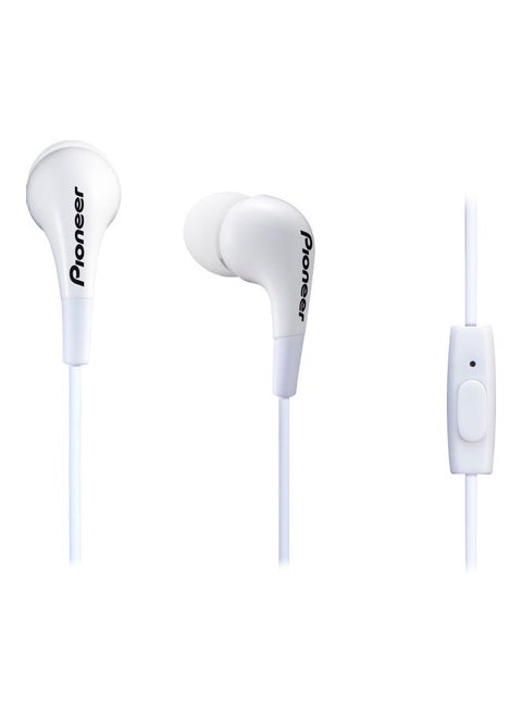 Lightweight In-Ear Headphones White