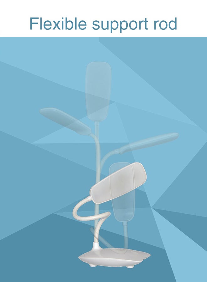 USB Rechargeable Reading Eye Protection LED Table Lamp Multicolour 19cm