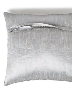 Ikras Cotton Pillow Cover cotton Grey 40x40cm  - Image 3