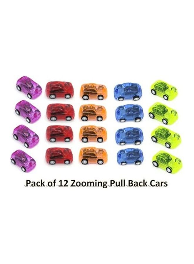 توي كابي مجموعة سيارات سباق صغيرة تعمل بالسحب للخلف بسرعة من 12 قطعة 5بوصة