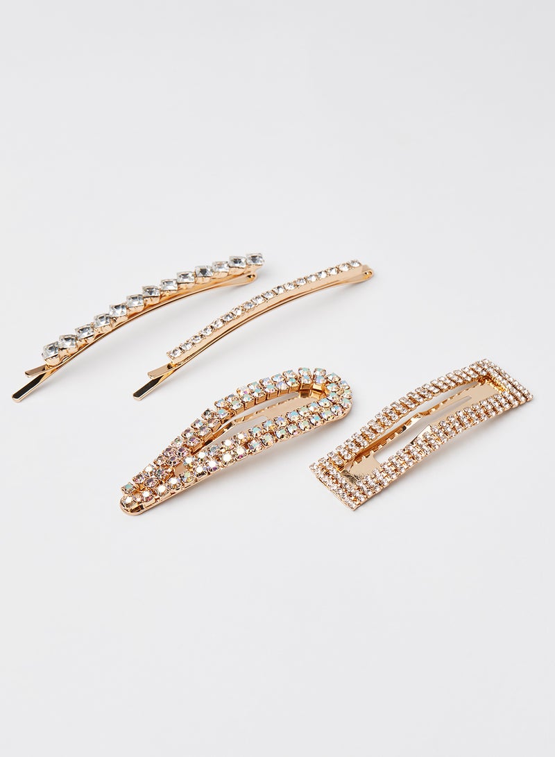 VERO MODA - Embellished Hairclips (Pack of 4) - Image 1