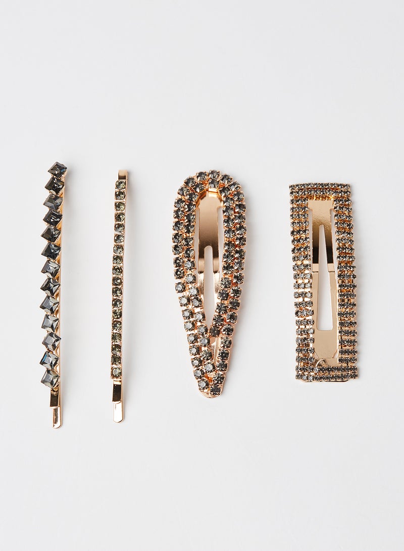 VERO MODA - Embellished Hairclips (Pack of 4) - Image 1