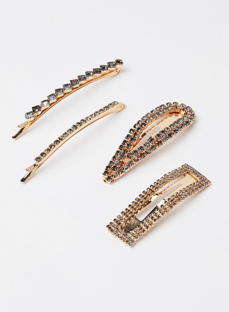 VERO MODA - Embellished Hairclips (Pack of 4) - Image 1