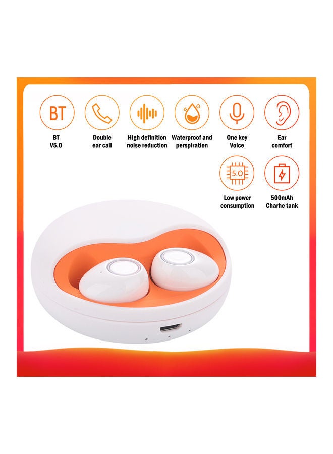 Generic - TWS-K10 Stereo Wireless Headset White - Image 1