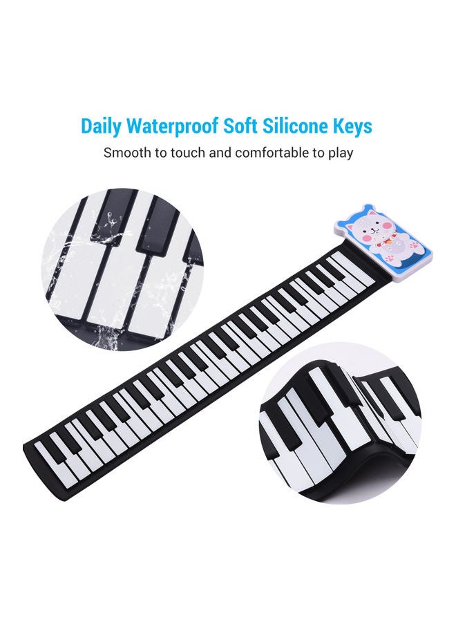 Generic Cat Pattern 49-key Roll-up Electronic Piano  - Image 2