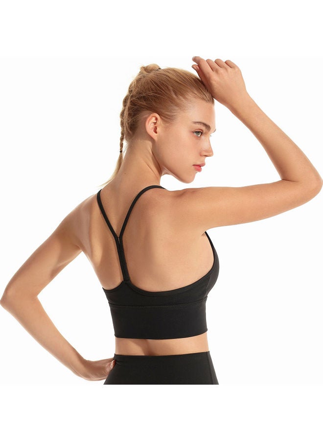 حمالة صدر رياضية لاسلكية أسود - Image 2