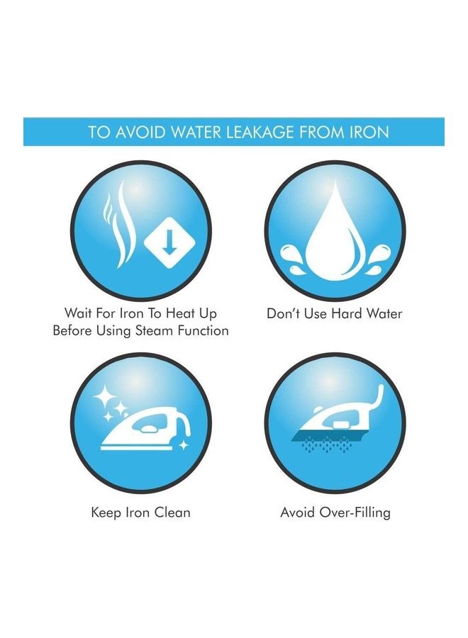 BLACK+DECKER Steam Iron- 1600 Watt X1550-B5 Red/White/Black - Image 2