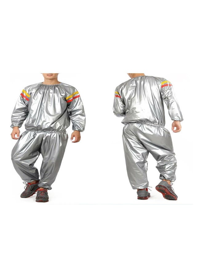 Hirmoz Full Body Hot Sweat Sauna Suit For Weight Loss L  - Image 3