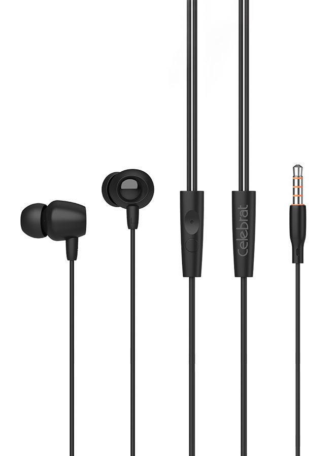 Celebrat Joyful Sound Earphones Black - Image 1