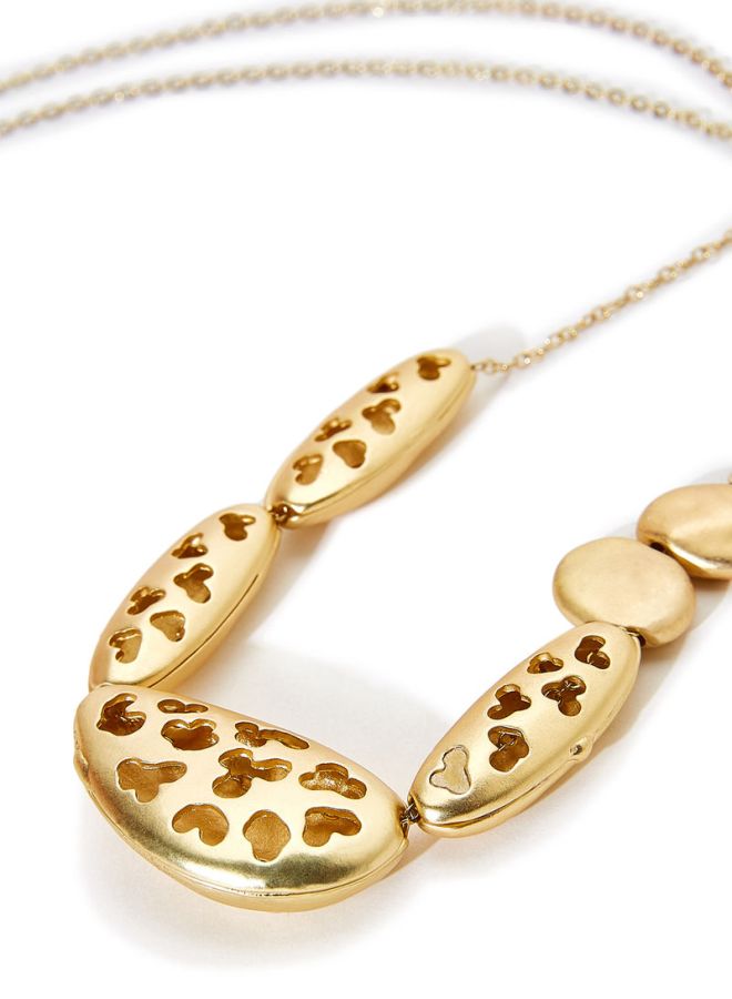 R&B Lobster Clasp Embellished Short Necklace  - Image 2