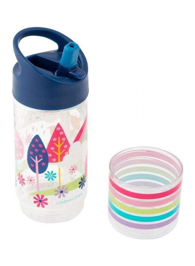 ستيفن جوزيف زجاجة مياه بطبعة غابة مع كوب خلط للوجبات الخفيفة - Image 2