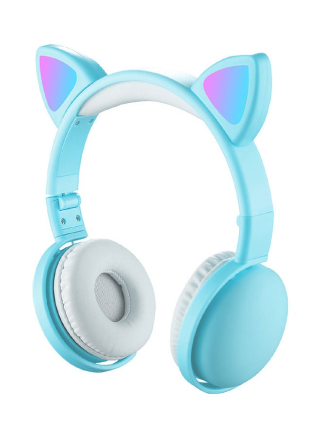 BT 5.0 Cat Ear Headphone Blue