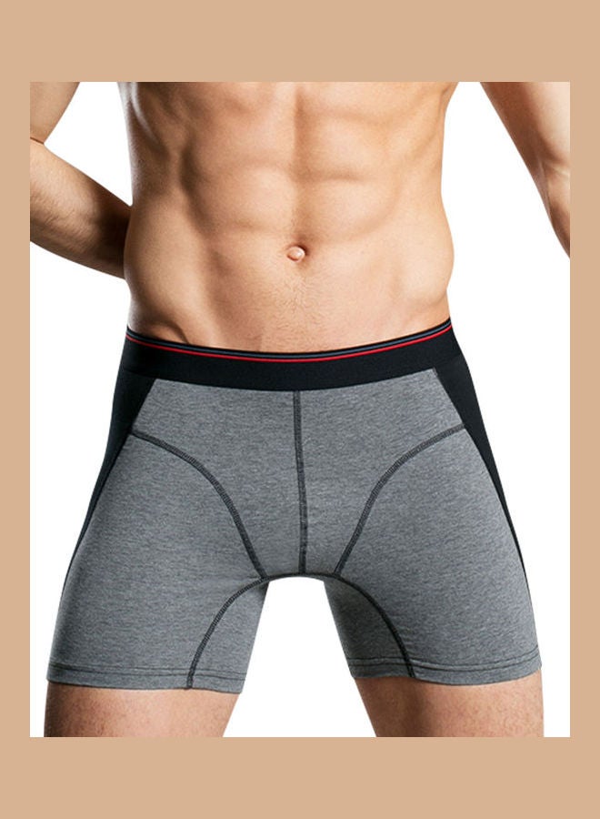 ملابس داخلية سادة بخصر متوسط الارتفاع رمادي - Image 1