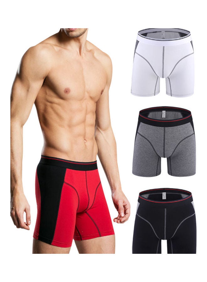 ملابس داخلية سادة بخصر متوسط الارتفاع رمادي - Image 2