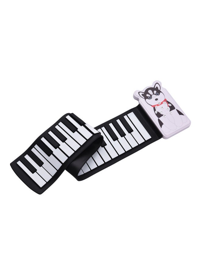 Generic Puppy Pattern 49-key Roll-up Electronic Piano  - Image 1