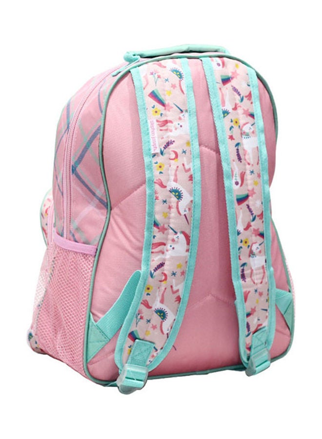 Stephen Joseph Unicorn All Over Print School Backpack Pink/Blue - Image 2