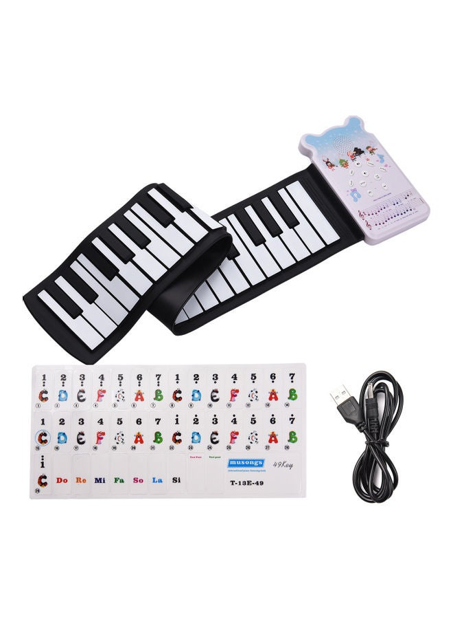 Generic Portable 49-key Roll-up Electronic Piano  - Image 2
