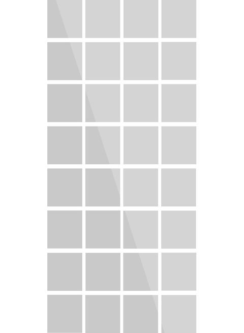 PET Mirror Tiles Grey 15.00 x 0.70 x 15.00cm
