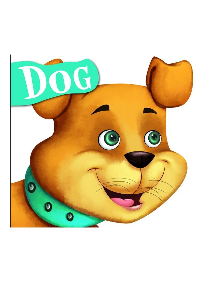 Early Learning Cut Out Book Dog Board Book English by Om Books Editorial Team  - Image 1
