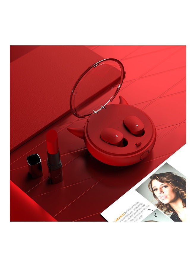 Generic - 12 TWS Wireless Bluetooth Headset Red - Image 1