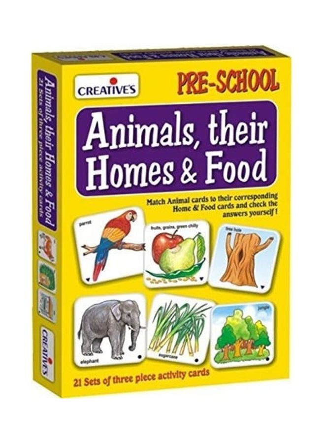 كريتيف بطاقة تعليمية بتصميم حيوانات لمرحلة ما قبل المدرسة - Image 2