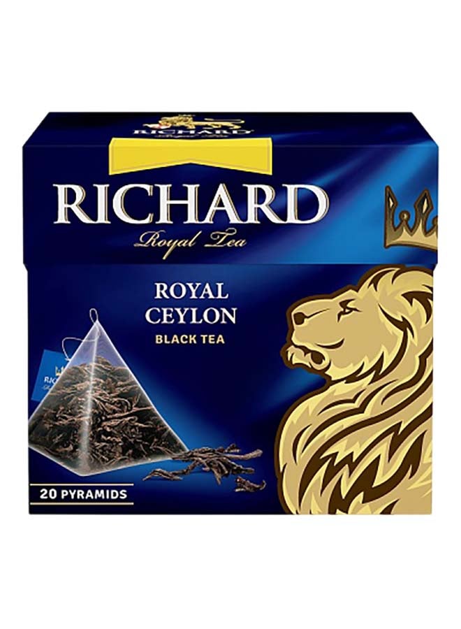 RICHARD Pyramid Royal Ceylon 20 Teabags 34grams 
