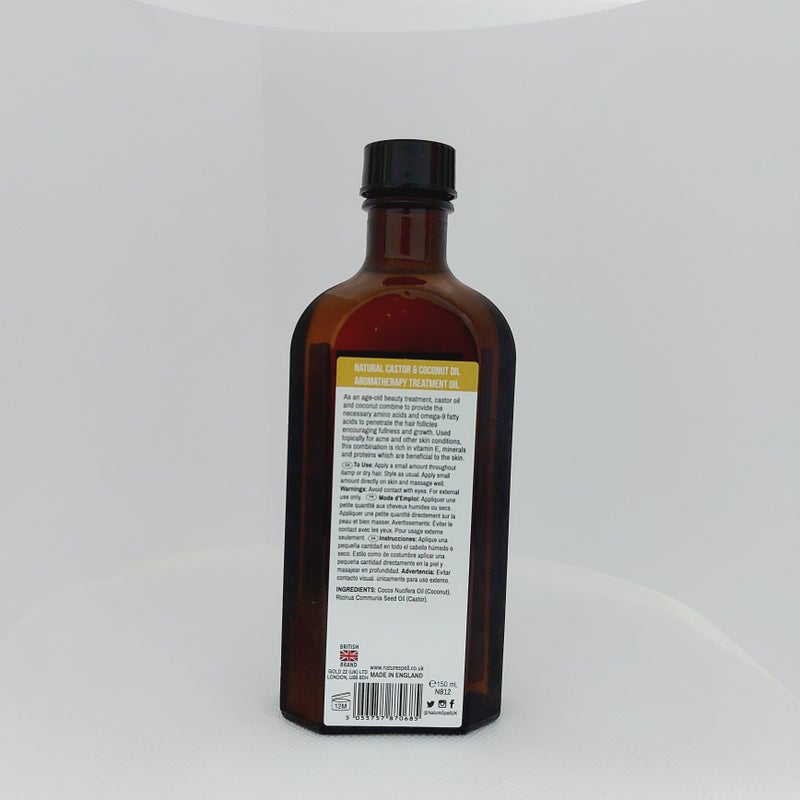 Nature Spell Natural Castor & Coconut Oil 150ml - Image 2