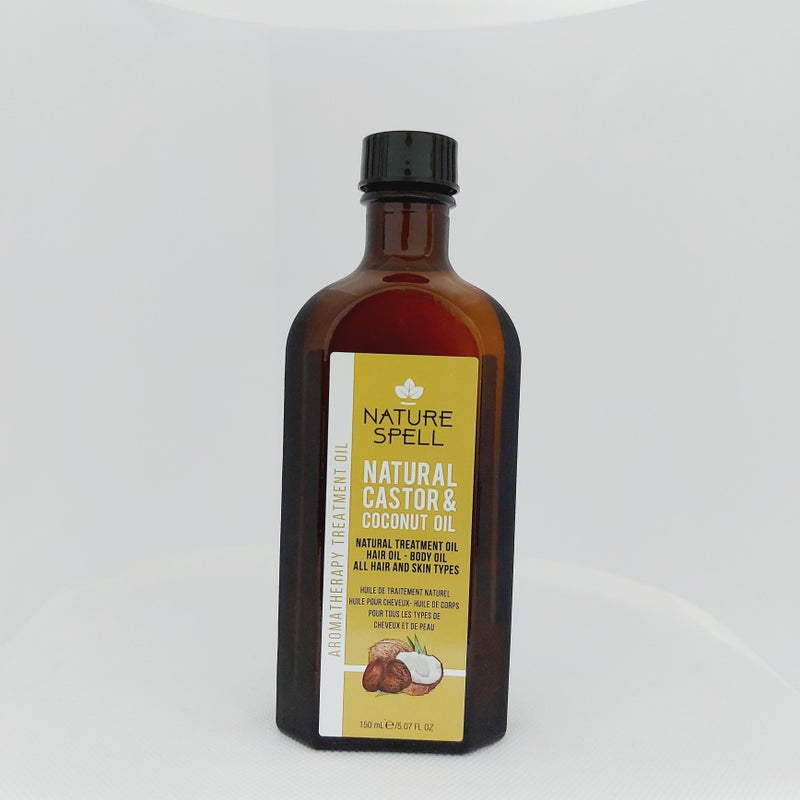 Nature Spell Natural Castor & Coconut Oil 150ml - Image 3