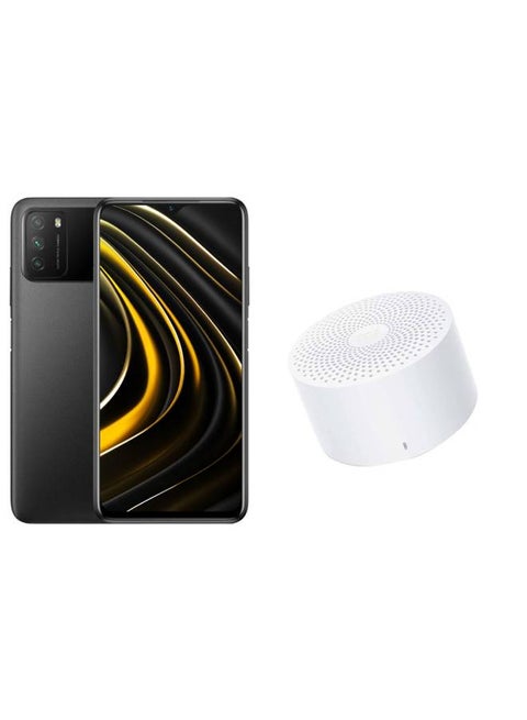 Poco M3 Dual SIM Power Black 4GB RAM 128GB 4G LTE With Mi Compact Bluetooth Speaker 2