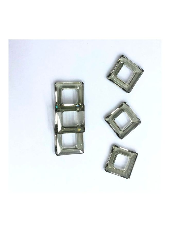 6 Piece- Square Shaped Glass Crystal  - Image 2