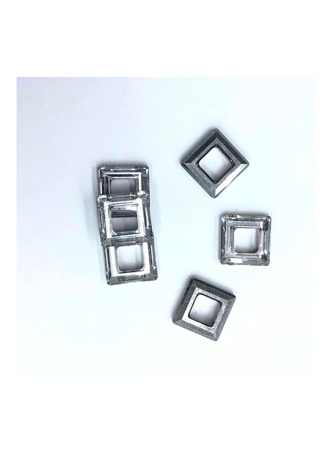 6 Piece- Square Shaped Glass Crystal  - Image 2