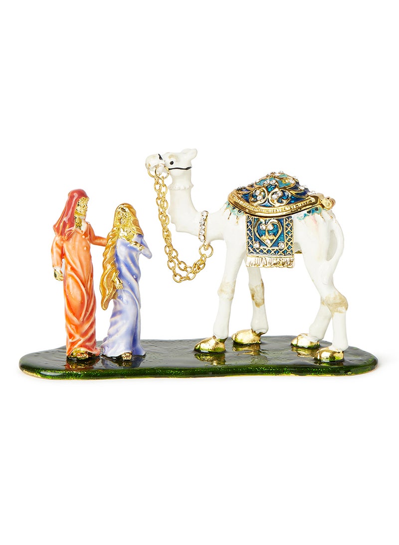 Al Jaber Camel Collectible Figurine White/Gold/Blue - Image 1