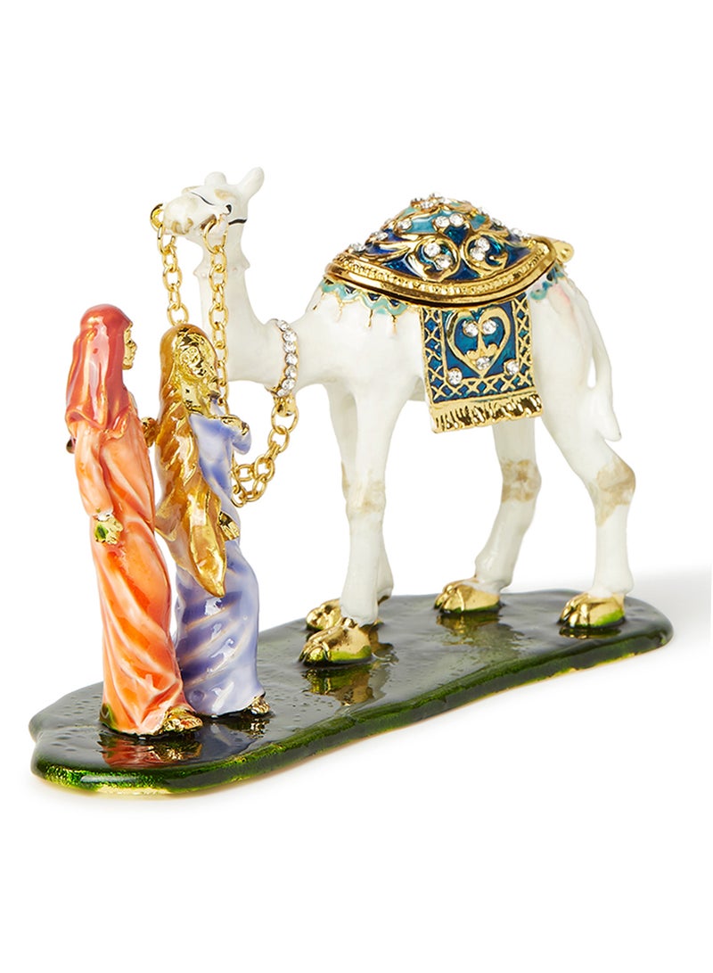 Al Jaber Camel Collectible Figurine White/Gold/Blue - Image 2