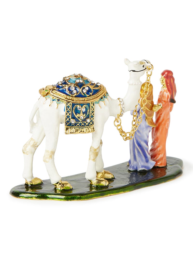 Al Jaber Camel Collectible Figurine White/Gold/Blue - Image 3