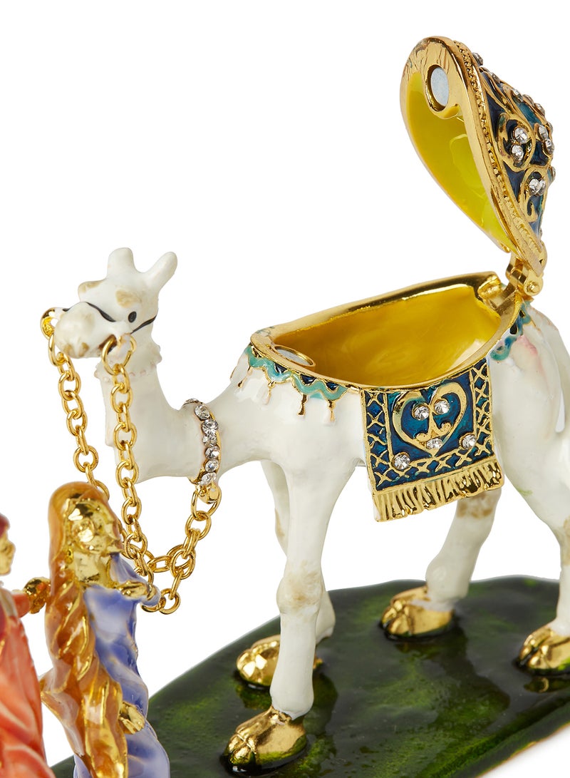 Al Jaber Camel Collectible Figurine White/Gold/Blue - Image 4